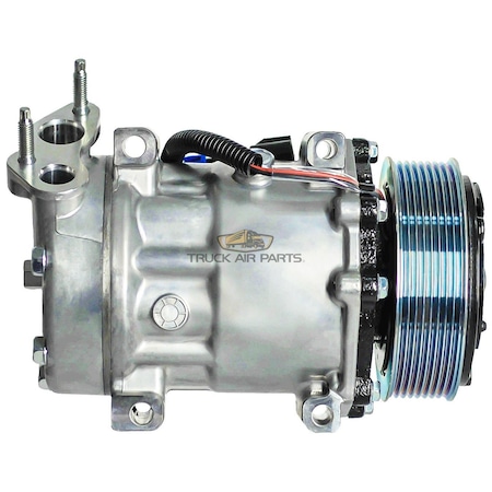 Truckair A/C Compressor - Sanden Std-Prostar 2007-2017 N13 Navistar Aftermarket 03-3813G